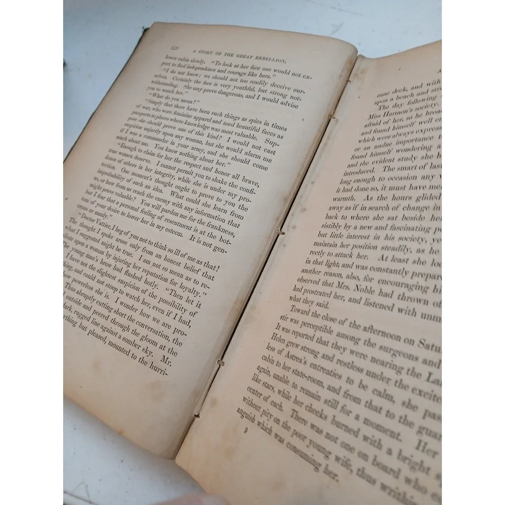 1869 TRIED AND TRUE OR LOVE AND LOYALTY Great Rebellion Mrs. Spencer Civil War